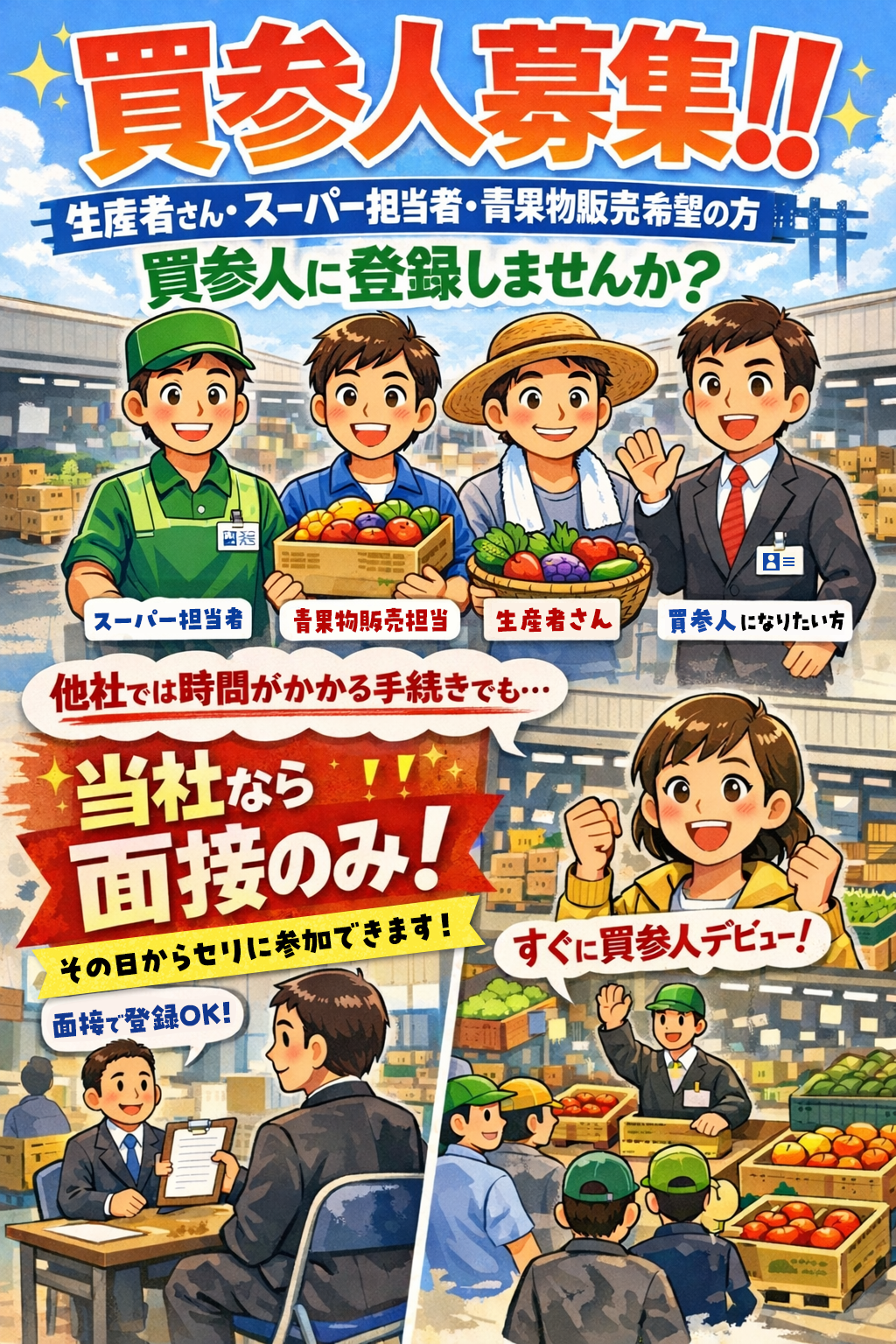 買参人募集について