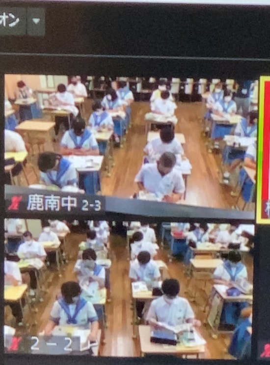 鹿南中学校への職務講話を実施しました。