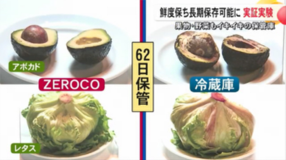 温度約0度、湿度100％弱の庫内環境！